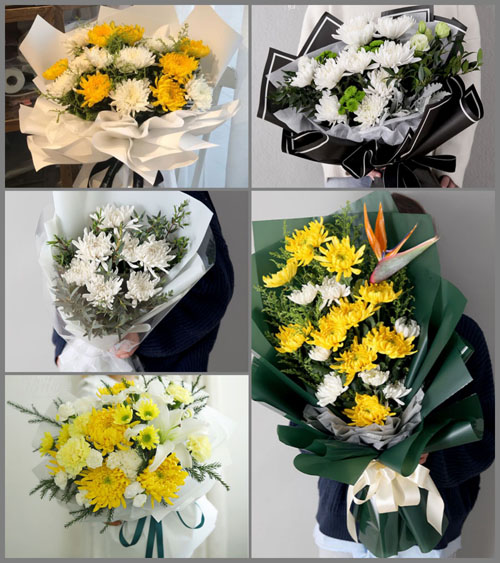 湖南郴州安仁县平背乡白事花束代送
